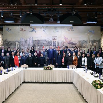 أردوغان يستقبل الجناح النسائي لـ”الأحزاب السياسية الآسيوية”