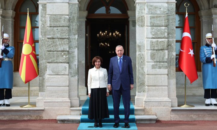 الرئيس أردوغان يلتقي رئيسة شمال مقدونيا في إسطنبول