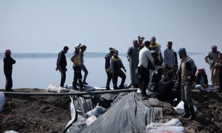 وزارة الطوارئ السورية تعلن إخلاء محتملاً لأهالي “تل العقارب” جنوبي حلب بسبب السيول