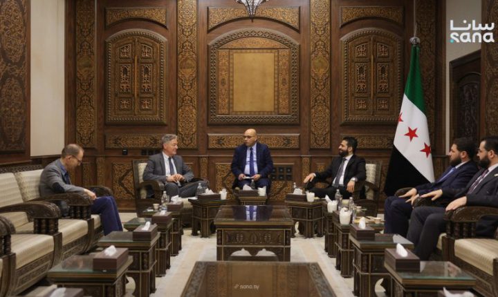 وزير الداخلية السوري يبحث مع وفد من الاتحاد الأوروبي تطوير آليات التنسيق المشترك في القضايا الأمنية