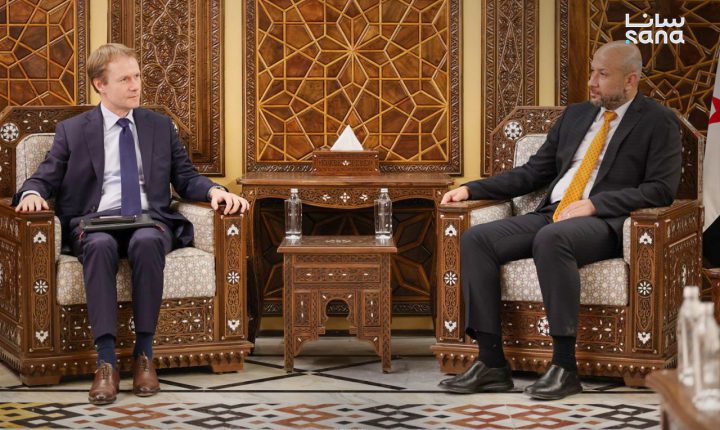 وزير الطوارئ السوري يبحث مع القائم بأعمال السفارة الفرنسية التعاون بمجالات الطوارئ ومكافحة الألغام