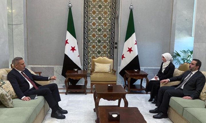 فيدان يلتقي الشيباني في دمشق