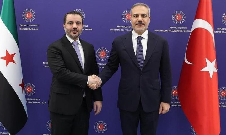فيدان والشيباني يبحثان العلاقات التركية السورية والحرب في الشرق الأوسط