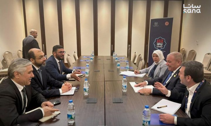 مباحثات سورية أردنية في إسطنبول لتعزيز التعاون البرلماني بين البلدين