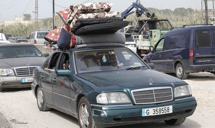 نزوح واسع جنوبي لبنان جراء قصف إسرائيلي غداة إيعاز نتنياهو بالتصعيد