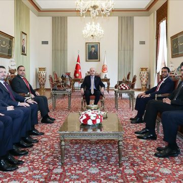 رئيس البرلمان التركي يستقبل سفراء دول الخليج والأردن بأنقرة