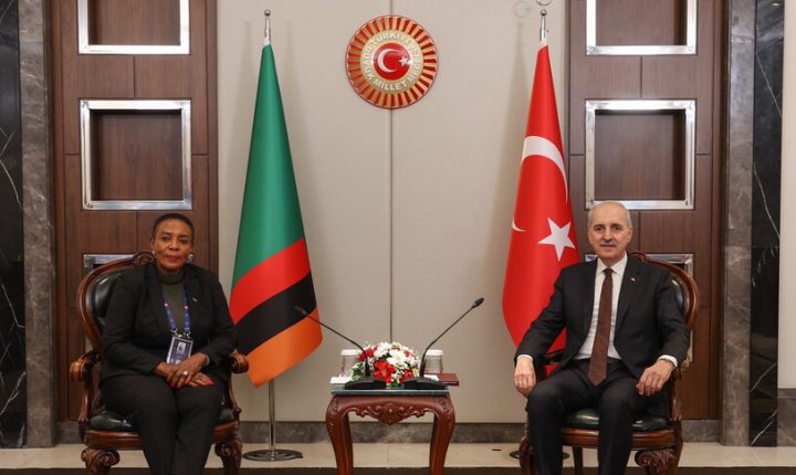 قورتولموش يلتقي رؤساء برلمانات غويانا والنيجر وزامبيا