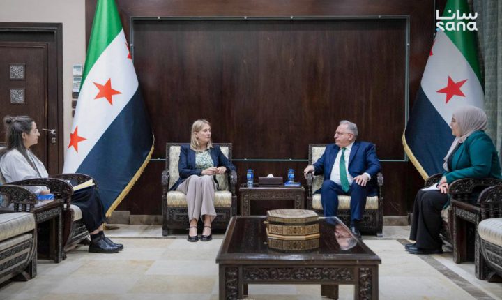 وزير المالية السوري يبحث مع سفيرة النرويج دعم مشاريع إعادة الإعمار