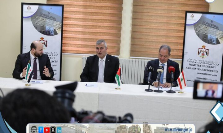 الأردن وسوريا ولبنان تتفق على تبادل الغاز عبر “خط الغاز العربي”