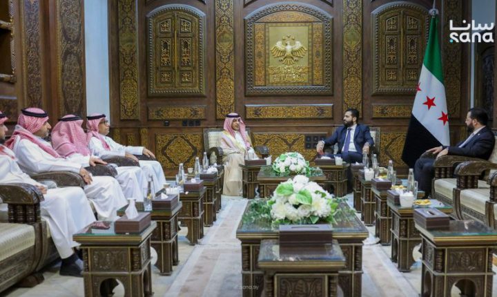 وزير الداخلية السوري يلتقي وفداً من السفارة السعودية بدمشق