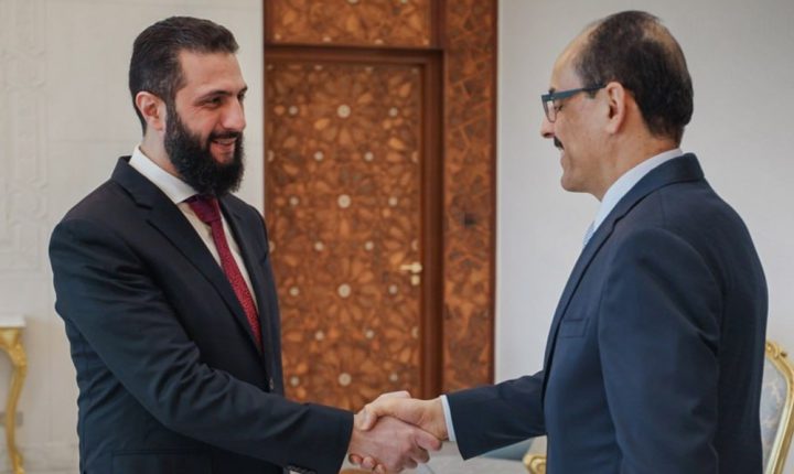 الشرع يبحث مع رئيس جهاز الاستخبارات التركي التعاون المشترك بين البلدين