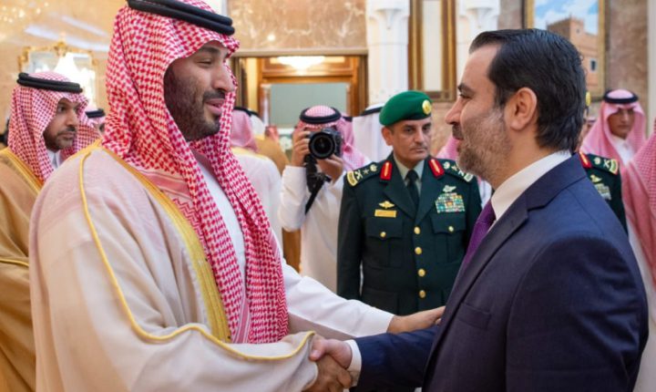 الشيباني يلتقي ولي العهد السعودي وينقل له تحيات الرئيس الشرع