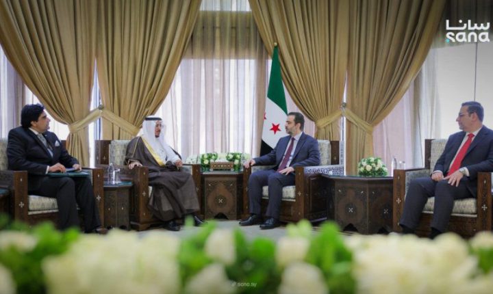 الشيباني يبحث مع اليامي تعزيز التعاون الحقوقي بين سوريا ومنظمة التعاون الإسلامي