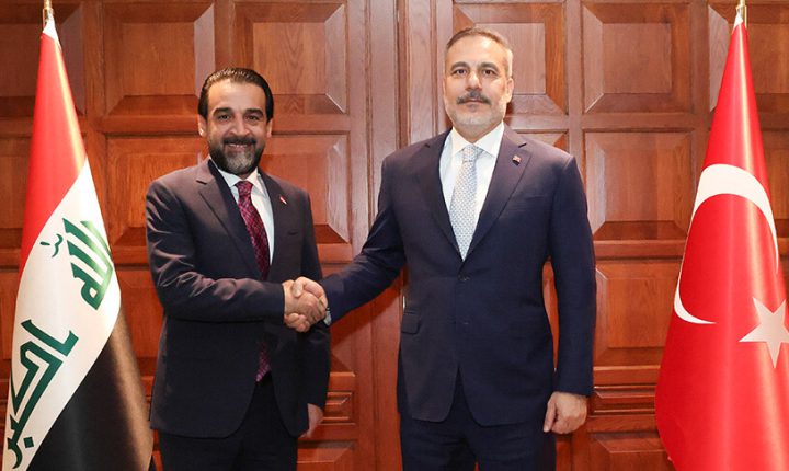 فيدان يلتقي مع زعيم حزب “تقدّم” العراقي