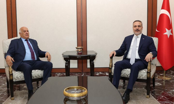 فيدان يلتقي أمين عام حركة فتح الفلسطينية