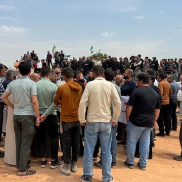 وقفة احتجاجية في ساحة الليرمون رفضاً لإجراءات الاستملاك