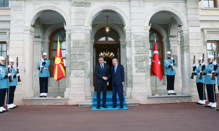 أردوغان يلتقي رئيس وزراء شمال مقدونيا في إسطنبول