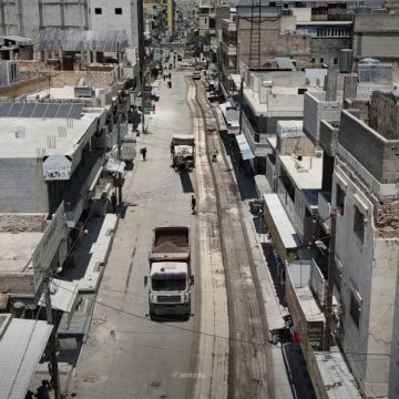 إطلاق مشروع  لتأهيل وتزفيت شوارع مدينة الباب بريف حلب الشرقي