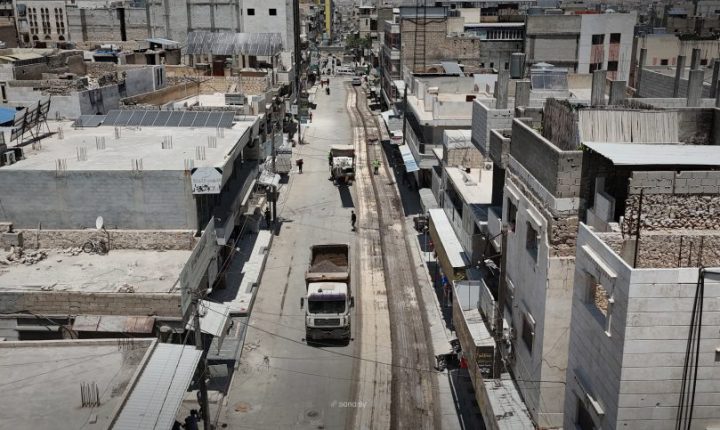 إطلاق مشروع  لتأهيل وتزفيت شوارع مدينة الباب بريف حلب الشرقي