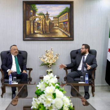 وزير التنمية الإدارية السوري يبحث مع السفير التركي التعاون في تحديث الإدارة العامة