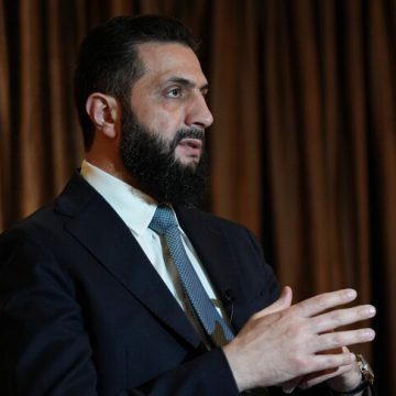 الشرع يهنئ عبد الله علوش بمناسبة زفافه