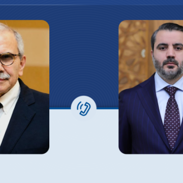 الشيباني يتلقى اتصالاً هاتفياً من رئيس وزراء لبنان ويبحث معه المستجدات الأخيرة