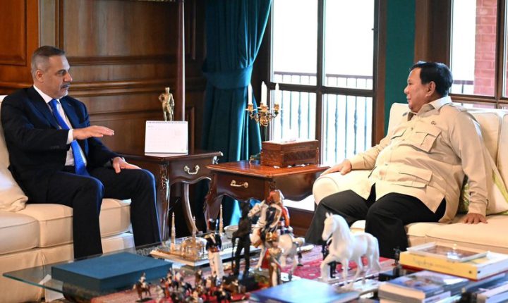 الرئيس الإندونيسي يلتقي فيدان في جاكرتا