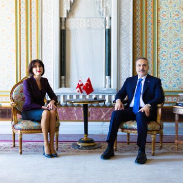 فيدان يستقبل نظيرته الجورجية في إسطنبول