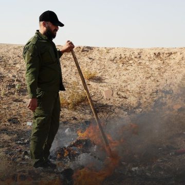 عدلية الرقة تتلف نحو 200 كيلوغرام من المواد المخدرة بالتعاون مع مكافحة المخدرات