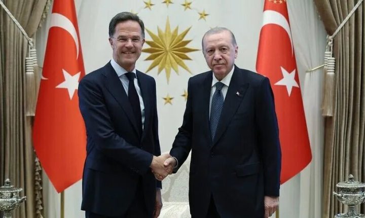 أردوغان يلتقي أمين عام حلف شمال الأطلسي بأنقرة على هامش قمة الناتو