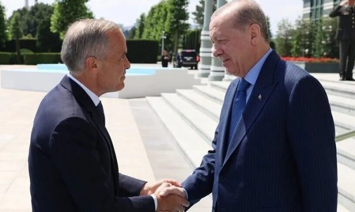 أردوغان يلتقي رئيس وزراء كندا على هامش قمة الناتو التي انطلقت في أنقرة