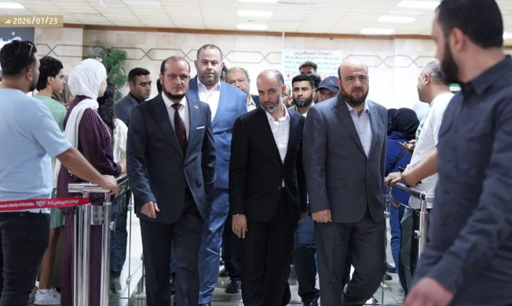 رئيس الهيئة العامة للمنافذ والجمارك يتفقّد مديرية جمارك مطار حلب الدولي