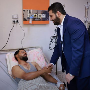 وزير الداخلية ومستشار الرئاسة يطمئنان على مصابي حادث طريق دير ‏الزور-دمشق