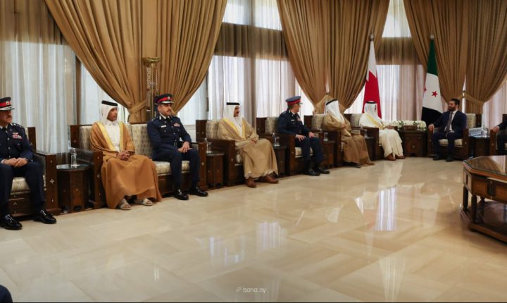 وزيرا الداخلية السوري والبحريني يبحثان تعزيز التعاون الأمني