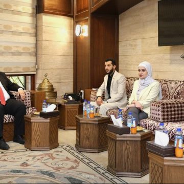 وزير الزراعة السوري يبحث مع السفير الأردني تعزيز التعاون الزراعي وتسهيل تبادل المنتجات بين البلدين