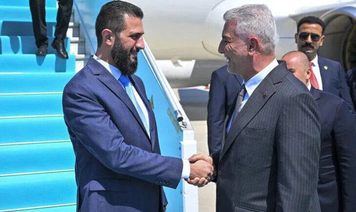 الرئيس أحمد الشرع يصل أنقرة بالتزامن مع اليوم الثاني من قمة الناتو