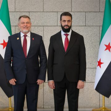 الشرع يتقبل أوراق اعتماد سفيري التشيك و إندونيسيا لدى سوريا