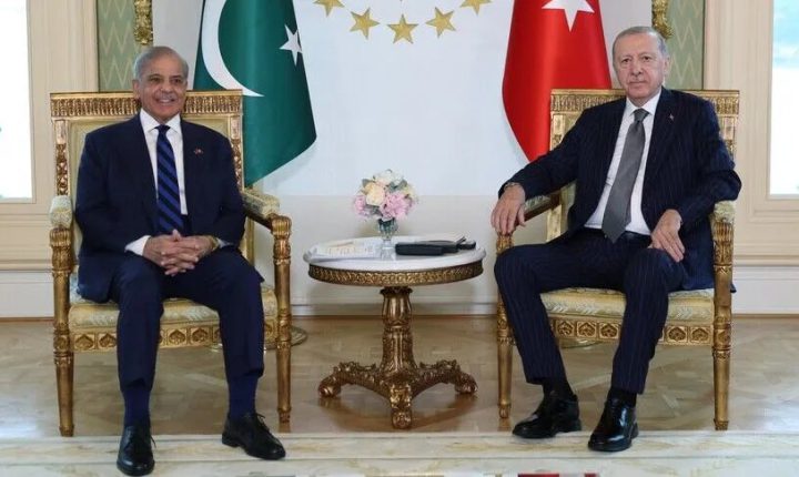 أردوغان وشهباز شريف يترأسان مباحثات تركية باكستانية في إسطنبول