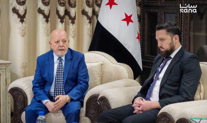 وزير الاقتصاد والصناعة السوري يبحث مع وفد ألماني التعاون الاقتصادي والاستثماري