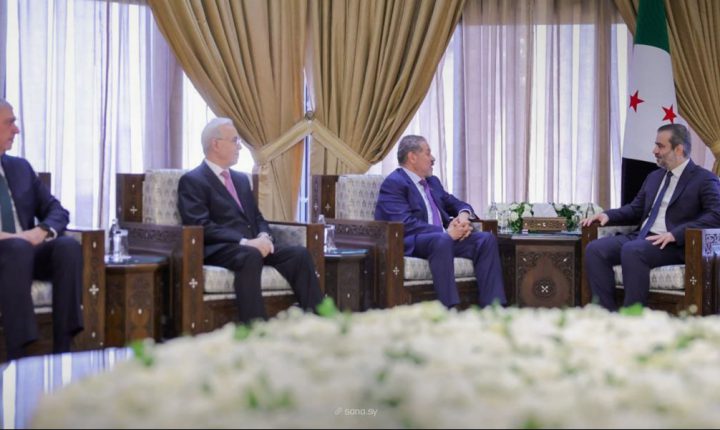 الشيباني يبحث مع مستشار الرئيس الفلسطيني آخر ‏المستجدات الإقليمية