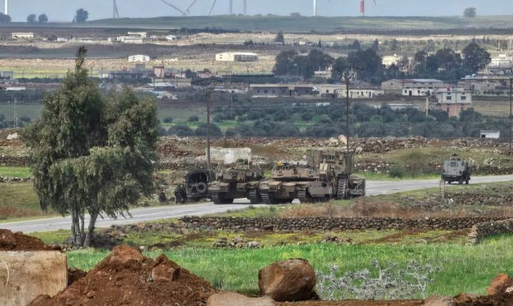 جيش الاحتلال الإسرائيلي يتوغل في منطقة تل أبو قبيس بريف القنيطرة