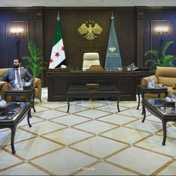 وزير الداخلية يستقبل سفير جمهورية لبنان بدمشق
