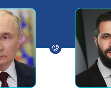 الشرع يبحث مع نظيره الروسي تعزيز العلاقات الثنائية وتطورات المنطقة