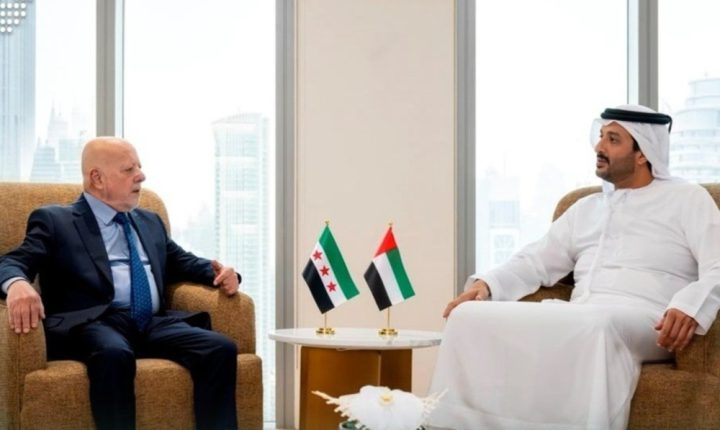 وزير الاقتصاد السوري يبحث مع نظيره الإماراتي توسيع مجالات التعاون والاستثمار بين البلدين