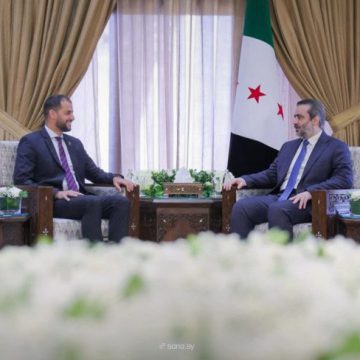 الشيباني يبحث مع القائم بأعمال سفارة ليبيا تعزيز التعاون بين البلدين
