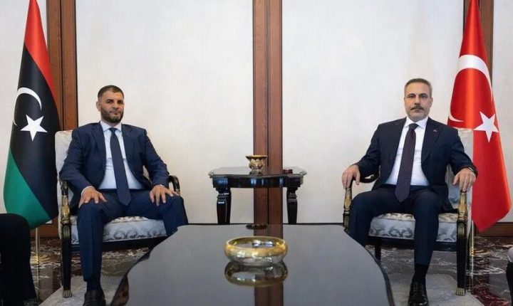 وزير الخارجية التركي يلتقي وزير الداخلية الليبي في أنقرة