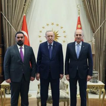 أردوغان يلتقي رئيس مجلس النواب العراقي في أنقرة