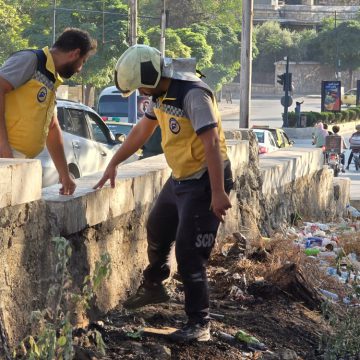إصابة طفل بانفجار من مخلفات الحرب في منطقة السريان بحلب