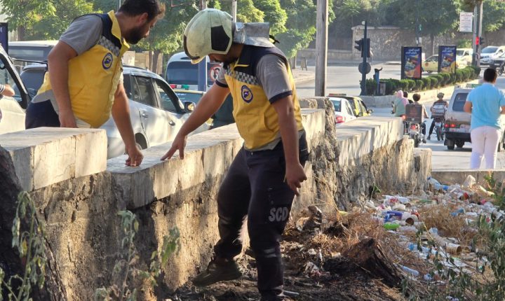 إصابة طفل بانفجار من مخلفات الحرب في منطقة السريان بحلب